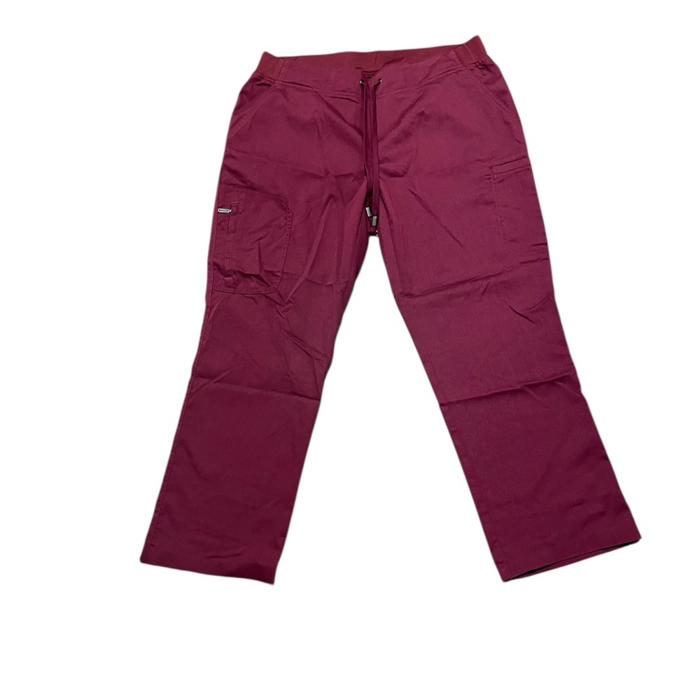 Grey's Anatomy Women's Burgundy Flare Pants